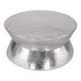 Madryn Coffee Table, Silver-Furniture - Accent Tables-High Fashion Home