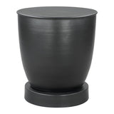 Baku Side Table, Black-Furniture - Accent Tables-High Fashion Home