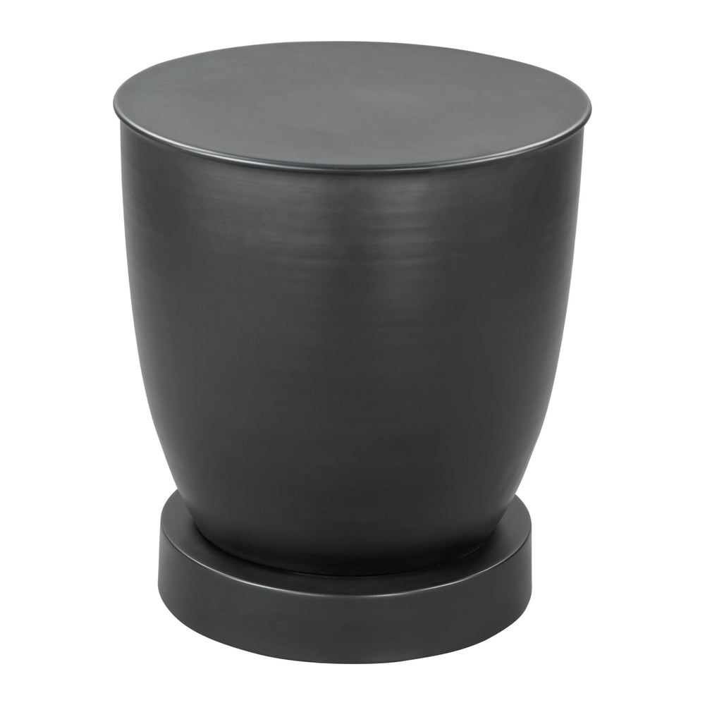 Baku Side Table, Black-Furniture - Accent Tables-High Fashion Home