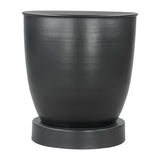 Baku Side Table, Black-Furniture - Accent Tables-High Fashion Home