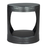 Nuuk Side Table, Black-Furniture - Accent Tables-High Fashion Home