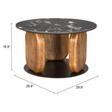 Pemba Coffee Table, Multicolor-Furniture - Accent Tables-High Fashion Home