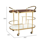 Antalya Bar Cart, Multicolor-Furniture-High Fashion Home