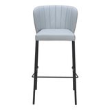 Linz Barstool, Gray, Set of 2