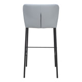 Linz Barstool, Gray, Set of 2