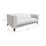 Punta Cana Sofa, Leonardo Snow-Furniture - Sofas-High Fashion Home