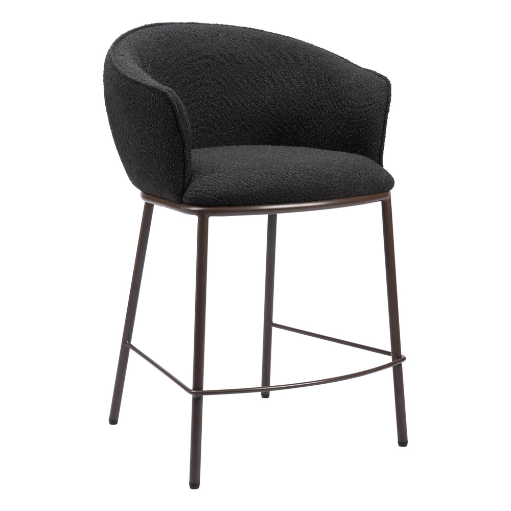 Essen Counter Stool, Black-Furniture-High Fashion Home