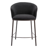 Essen Counter Stool, Black-Furniture-High Fashion Home