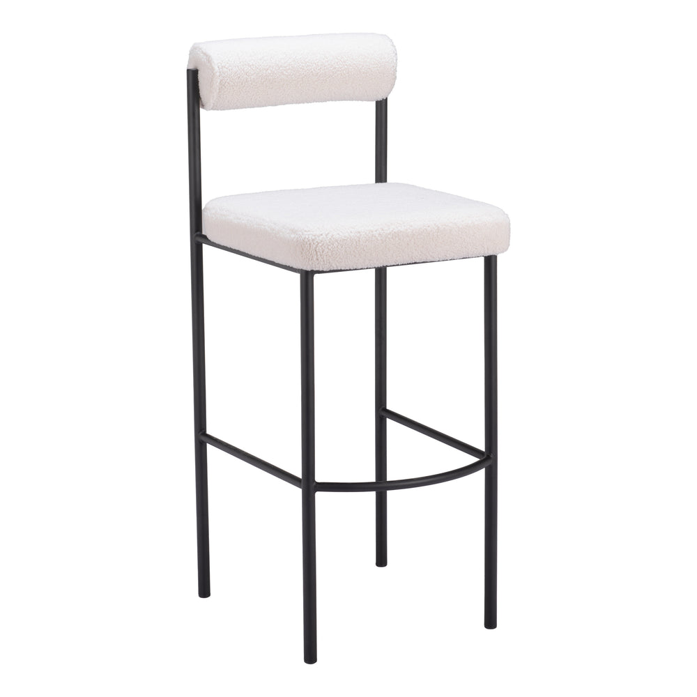 Livorno Barstool, Ivory, Set of 2