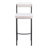 Livorno Barstool, Ivory, Set of 2