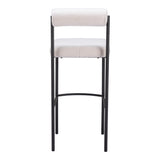 Livorno Barstool, Ivory, Set of 2