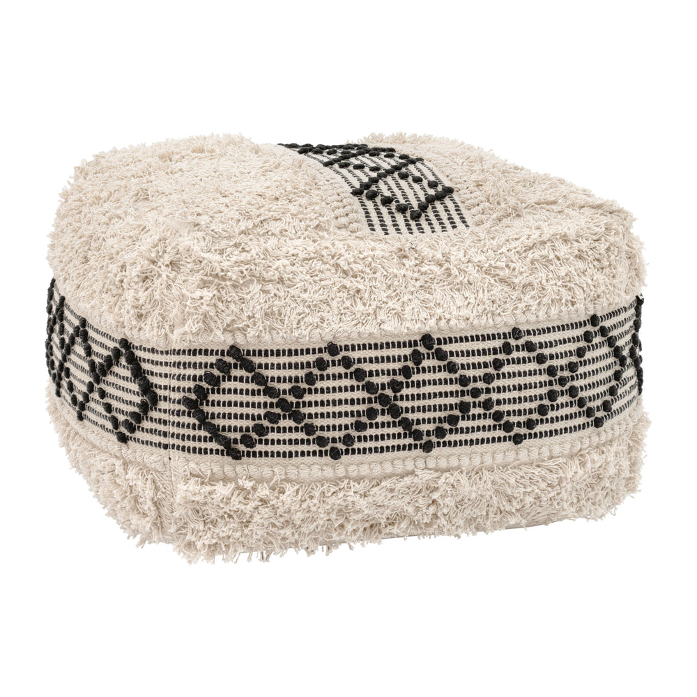 Pisco Ottoman, Beige-Furniture-High Fashion Home