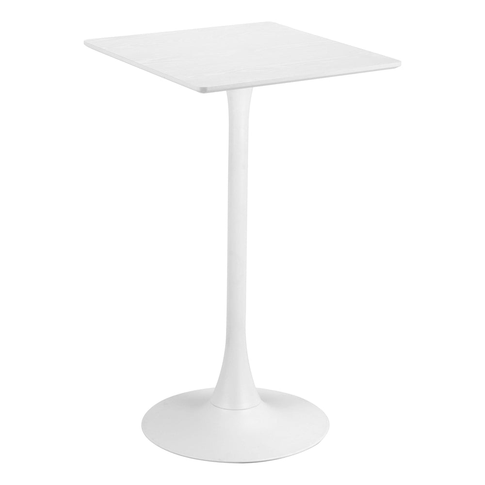 Valleta Bar Table, White-Furniture - Accent Tables-High Fashion Home