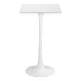 Valleta Bar Table, White-Furniture - Accent Tables-High Fashion Home