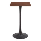 Valleta Bar Table, Brown-Furniture - Accent Tables-High Fashion Home