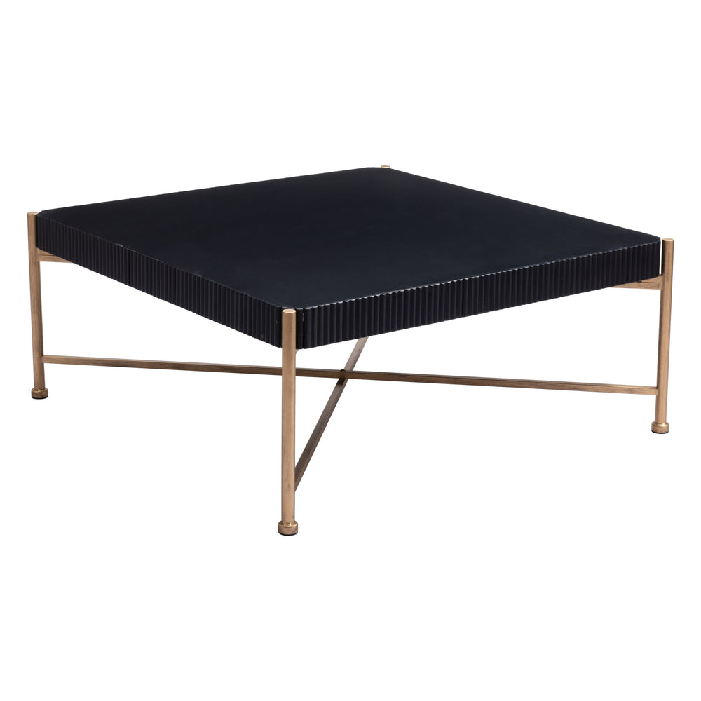 Nazaire Coffee Table, Black-Furniture - Accent Tables-High Fashion Home