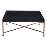 Nazaire Coffee Table, Black-Furniture - Accent Tables-High Fashion Home