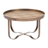 Vannes Coffee Table, Brass-Furniture - Accent Tables-High Fashion Home