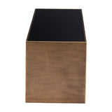 Reed Coffee Table, Brass-Furniture - Accent Tables-High Fashion Home