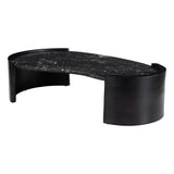 Tartini Coffee Table, Black-Furniture - Accent Tables-High Fashion Home