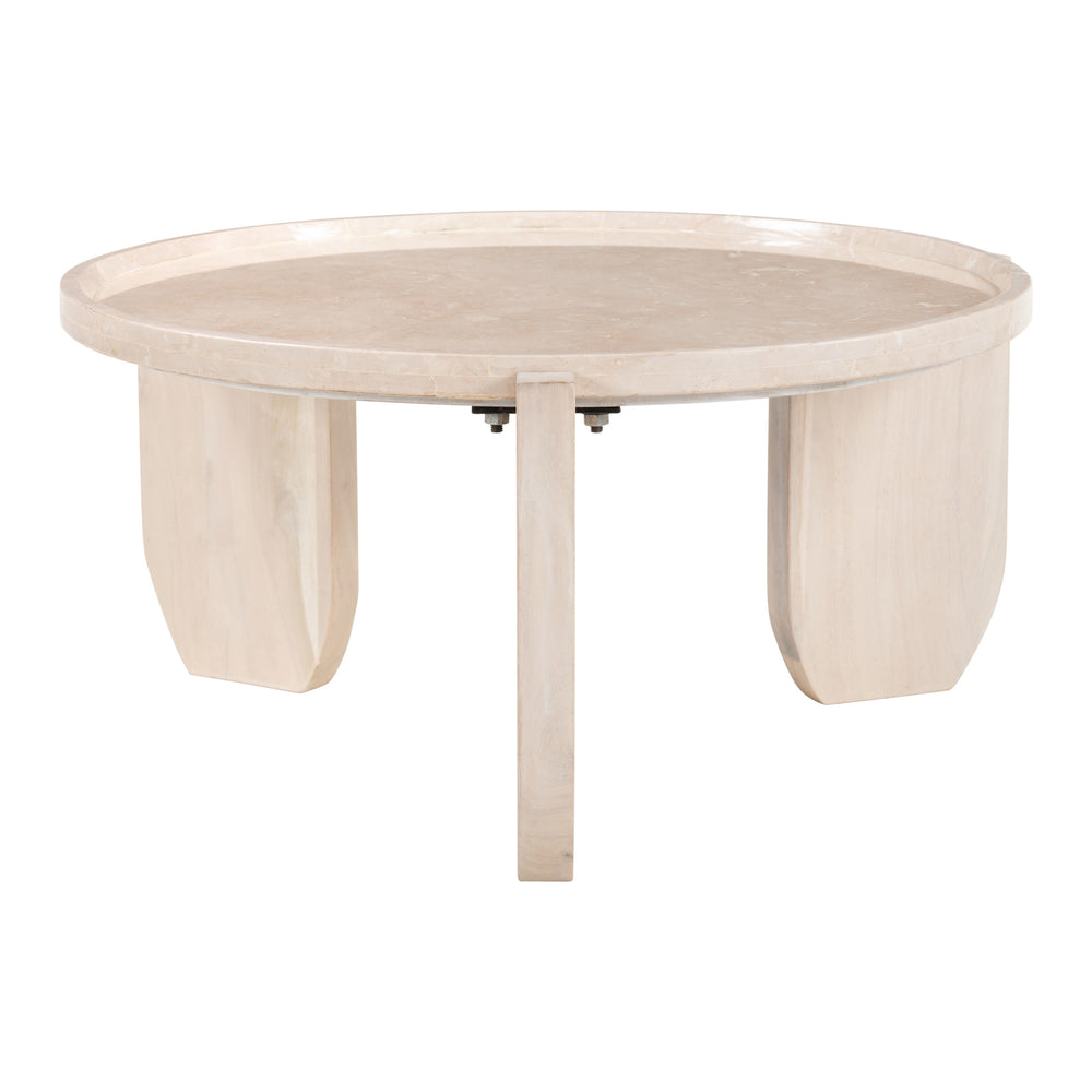 Nador Coffee Table, Natural-Furniture - Accent Tables-High Fashion Home