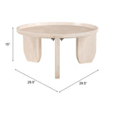 Nador Coffee Table, Natural-Furniture - Accent Tables-High Fashion Home