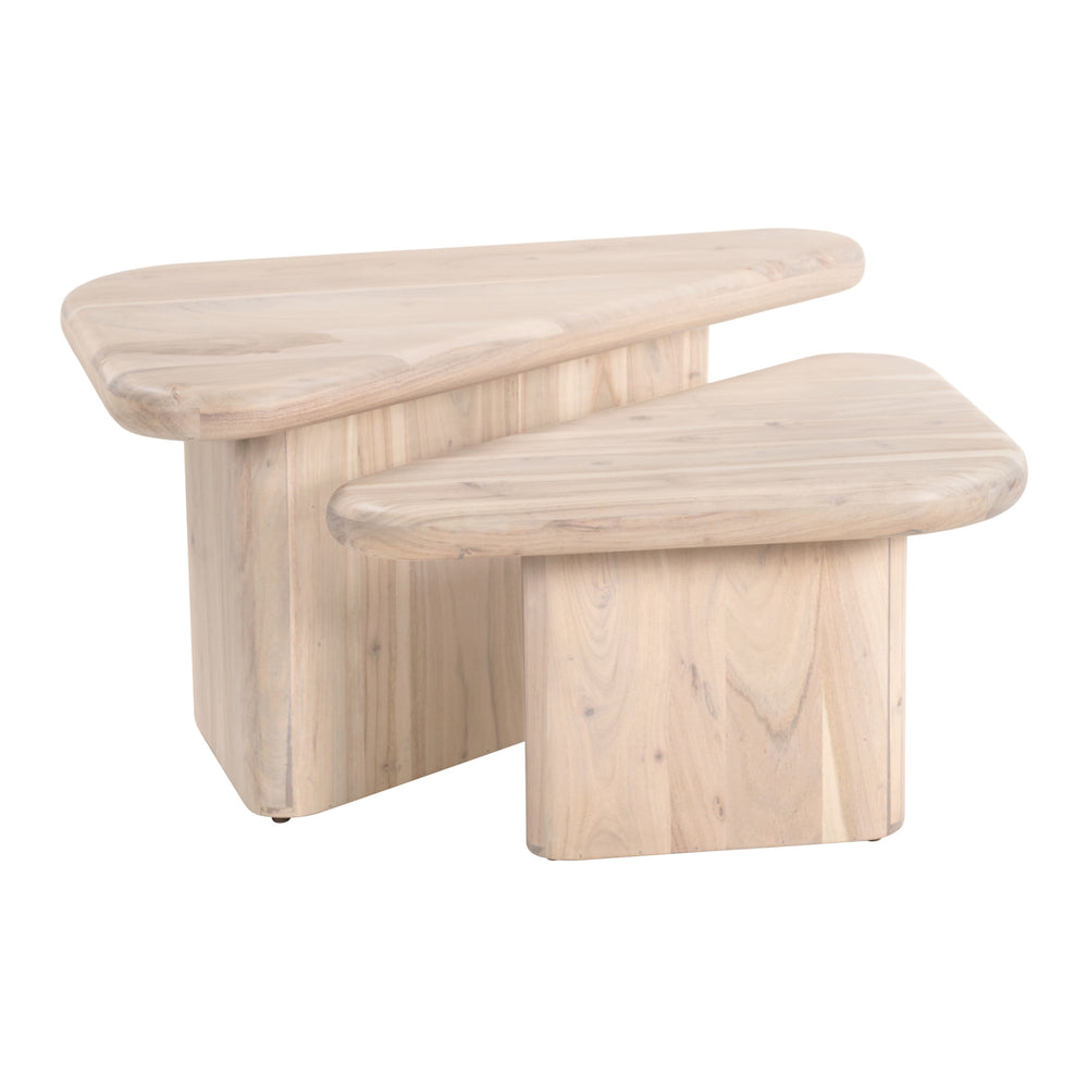 Navidic Coffee Table, Natural, Set of 2-Furniture - Accent Tables-High Fashion Home