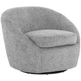 Bliss Swivel Chair, Husky Grey-Furniture - Chairs-High Fashion Home