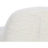 Franze Swivel Chair, Merino Pearl-Furniture - Chairs-High Fashion Home