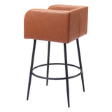 Horbat Bar Stool, Brown, Set of 2-Furniture-High Fashion Home