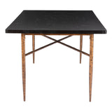 Nida Dining Table, Black-Furniture - Dining-High Fashion Home