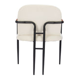 Sibu Dining Chair, Cream-Furniture - Dining-High Fashion Home