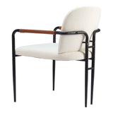 Sibu Dining Chair, Cream-Furniture - Dining-High Fashion Home