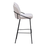 Jambi Bar Stool, Ivory, Set of 2-Furniture-High Fashion Home