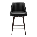 Keppel Swivel Counter Stool, Black