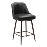 Keppel Swivel Counter Stool, Black