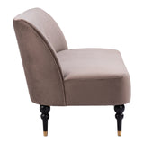 Bintulu Loveseat, Taupe-Furniture - Sofas-High Fashion Home