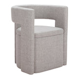 Papua Dining Chair, Gray-Furniture - Dining-High Fashion Home