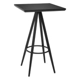 Tinos Bar Table, Black-Furniture - Accent Tables-High Fashion Home