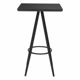 Tinos Bar Table, Black-Furniture - Accent Tables-High Fashion Home