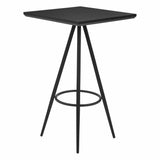 Tinos Bar Table, Black-Furniture - Accent Tables-High Fashion Home