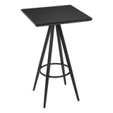 Tinos Bar Table, Black-Furniture - Accent Tables-High Fashion Home