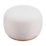 Amber Ottoman, Cream-Furniture-High Fashion Home