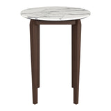 Vernon Bar Table, White-Furniture - Accent Tables-High Fashion Home