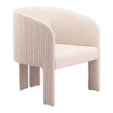 Hull Chair, Beige-Furniture - Chair-High Fashion Home