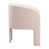 Hull Chair, Beige-Furniture - Chair-High Fashion Home