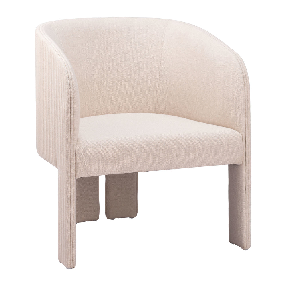 Hull Chair, Beige-Furniture - Chair-High Fashion Home