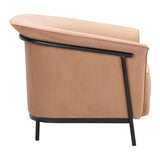 Burry Chair, Tan-Furniture - Chair-High Fashion Home