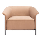 Burry Chair, Tan-Furniture - Chair-High Fashion Home