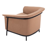 Burry Chair, Tan-Furniture - Chair-High Fashion Home